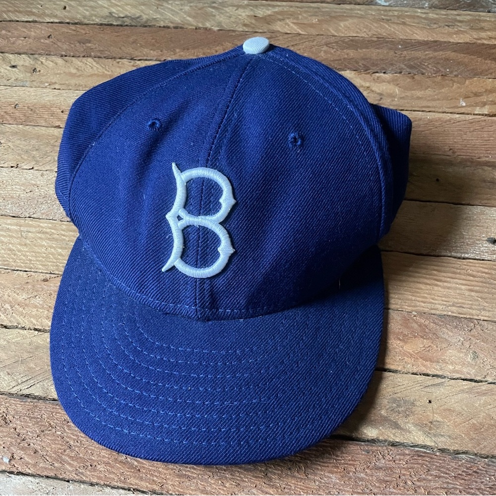 Dodgers Baseball Cap with White “B” Brooklyn Logo